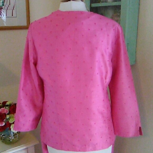 A J Clothing Co. Three Piece Cropped Pants Dressy Beaded Set - Picture 9 of 13